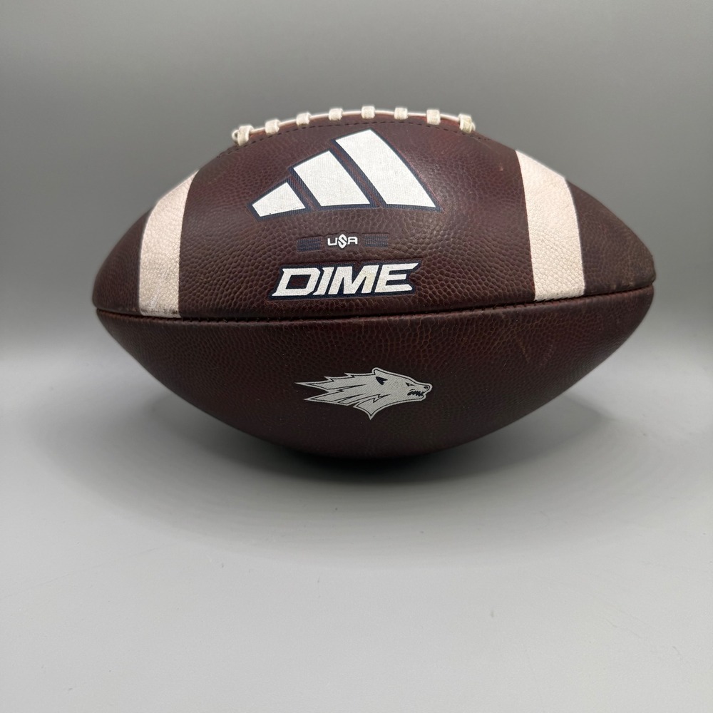 Nevada Wolfpack Adidas Dime Football Official Game Used USA Logo